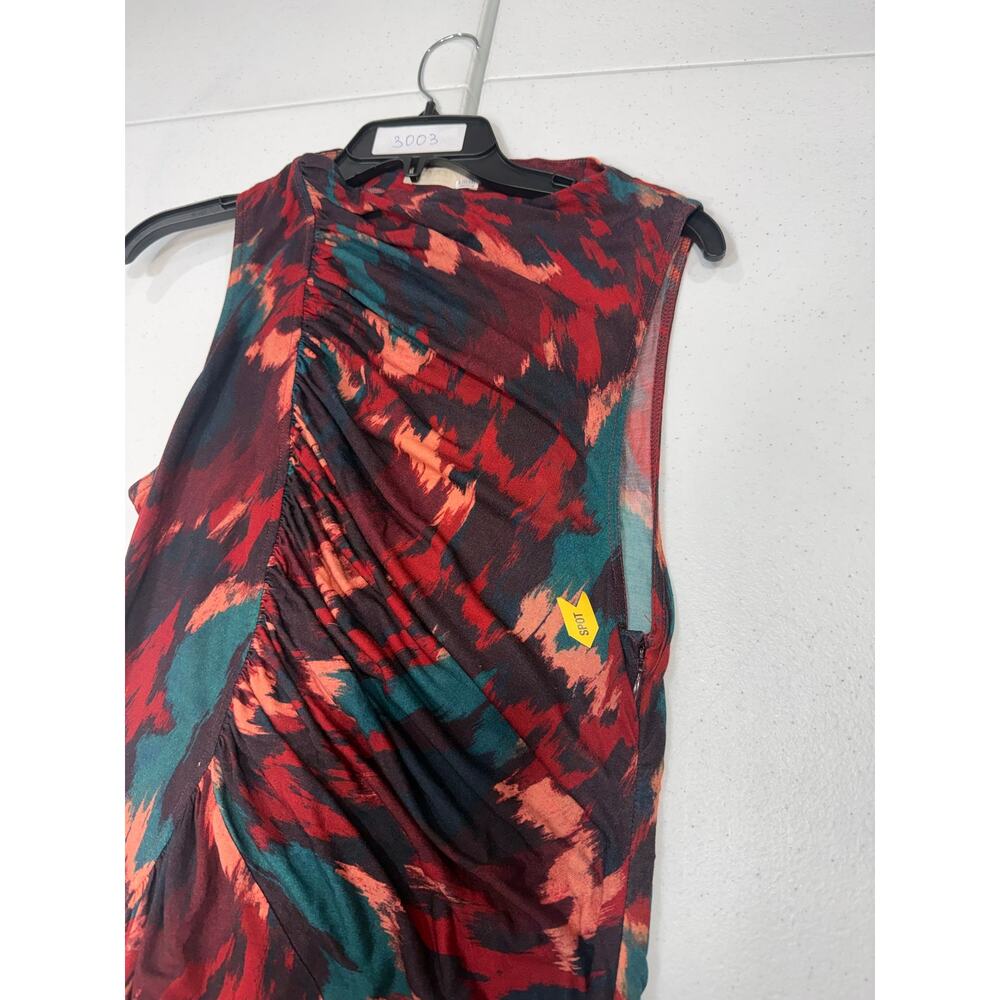 Ulla Johnson Livia multicolor ruched maxi Dress Medium - Picture 3 of 8